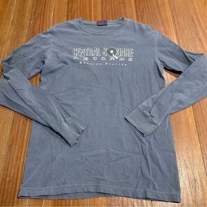 Comfort Colors Men’s Central Square Records Seaside Fl Long Sleeve T-Shirt S